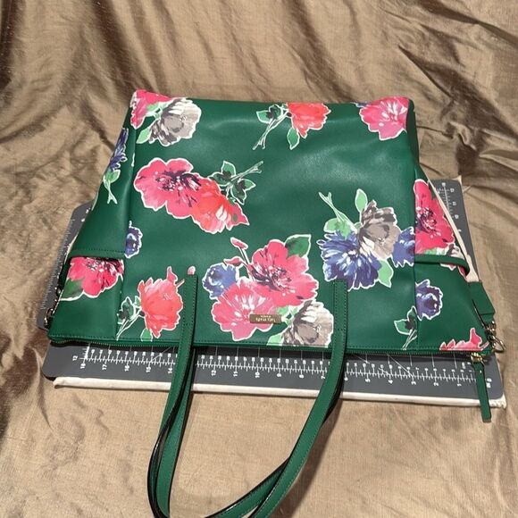 Kate Spade Adaira Weekender Or Diaper Bag In Sprout Green - Picture 5 of 11